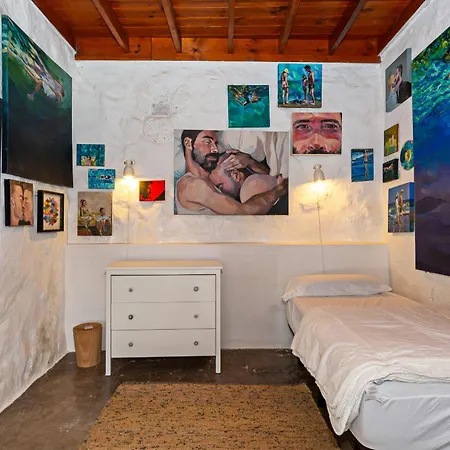 펜션 Bohemian Art House - 2br In Yaiza & Garden *