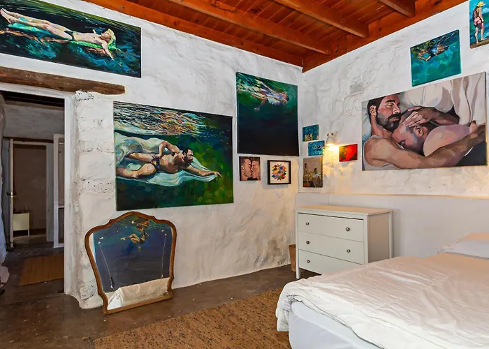 Bohemian Art House - 2br In Yaiza & Garden * Las Breñas